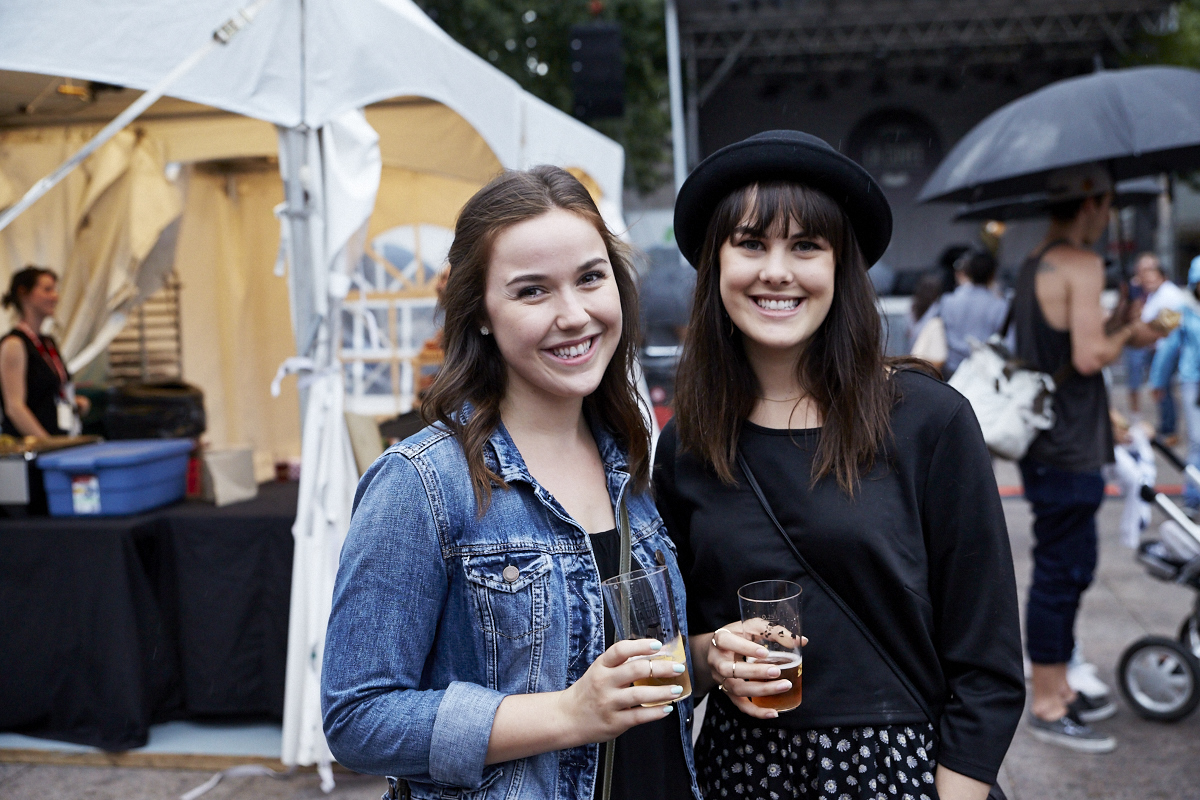Une première Cuvée d'été réussie aux Jardins Gamelin malgré la pluie!
