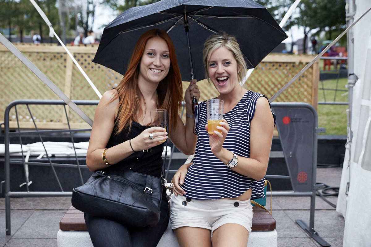 Une première Cuvée d'été réussie aux Jardins Gamelin malgré la pluie!