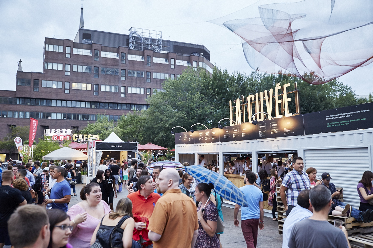 Une première Cuvée d'été réussie aux Jardins Gamelin malgré la pluie!