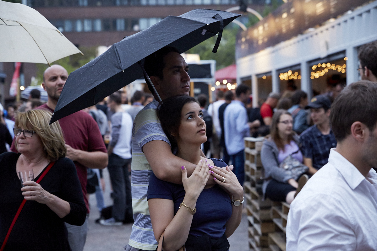 Une première Cuvée d'été réussie aux Jardins Gamelin malgré la pluie!