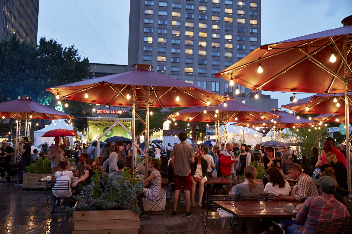 Une première Cuvée d'été réussie aux Jardins Gamelin malgré la pluie!