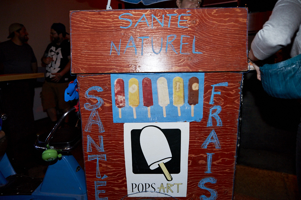 Musique électro, popsicles et folles projections pour le 1er party Dômesicle à la SAT