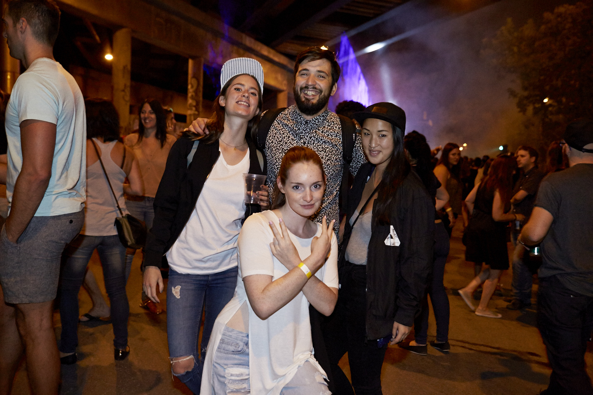 VHS Van Horne Station offre un méga party sous un viaduc complètement métamorphosé!