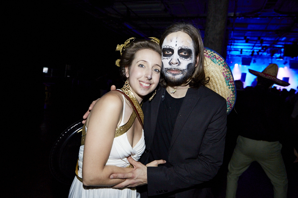 La SAT en met plein la vue avec son party d'Halloween sur deux étages