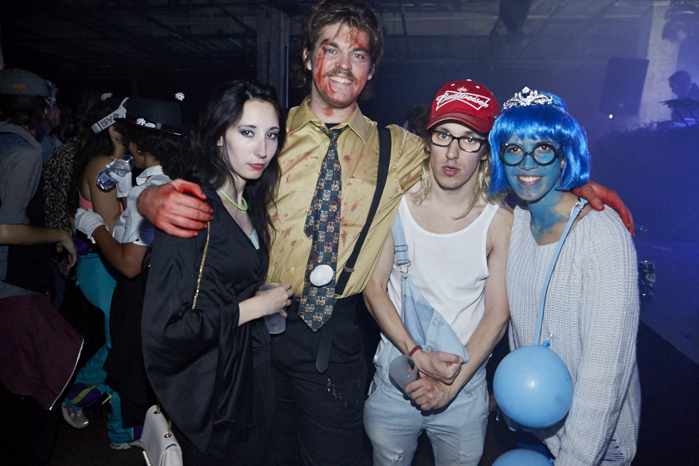 La SAT en met plein la vue avec son party d'Halloween sur deux étages