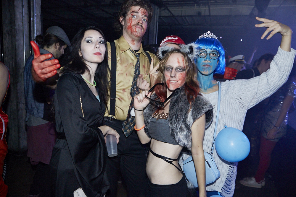 La SAT en met plein la vue avec son party d'Halloween sur deux étages