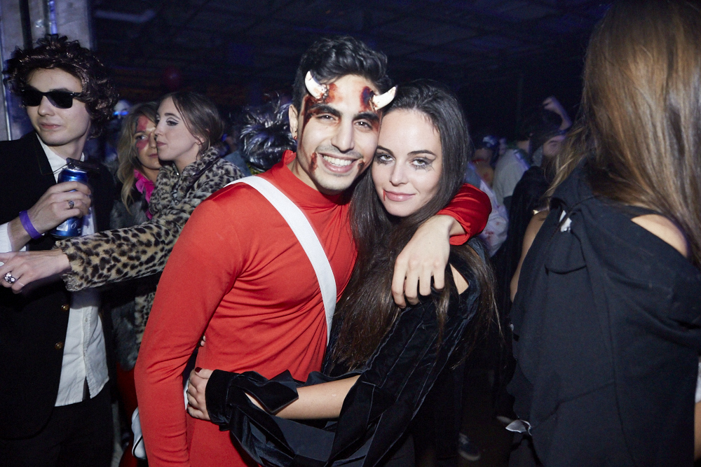 La SAT en met plein la vue avec son party d'Halloween sur deux étages