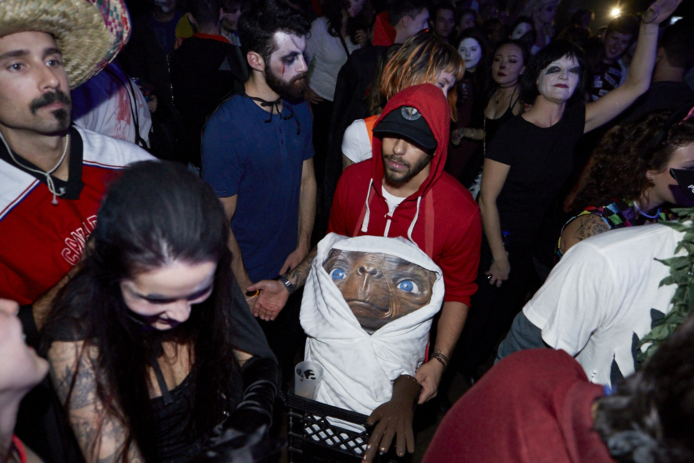 La SAT en met plein la vue avec son party d'Halloween sur deux étages