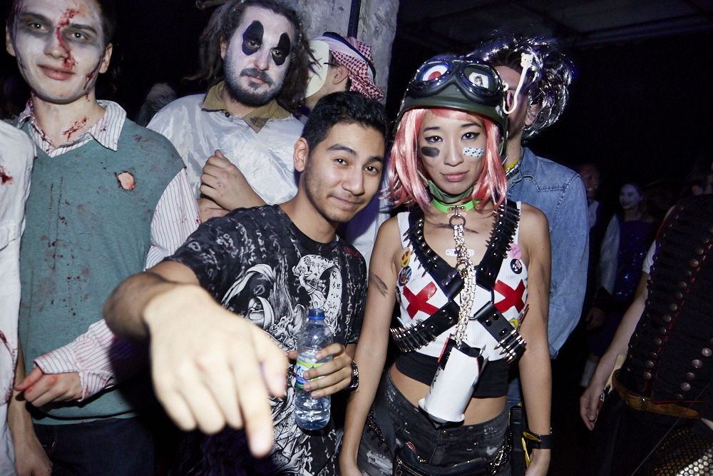 La SAT en met plein la vue avec son party d'Halloween sur deux étages