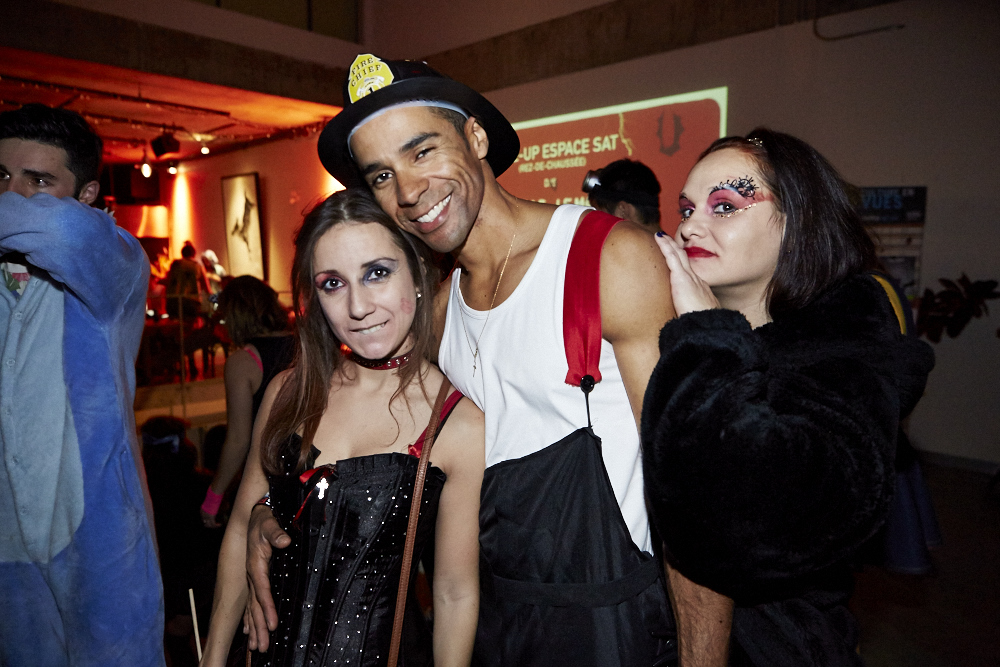 La SAT en met plein la vue avec son party d'Halloween sur deux étages