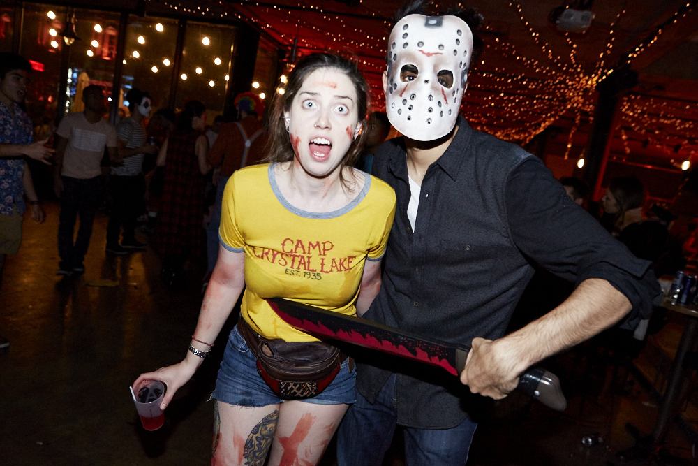 La SAT en met plein la vue avec son party d'Halloween sur deux étages