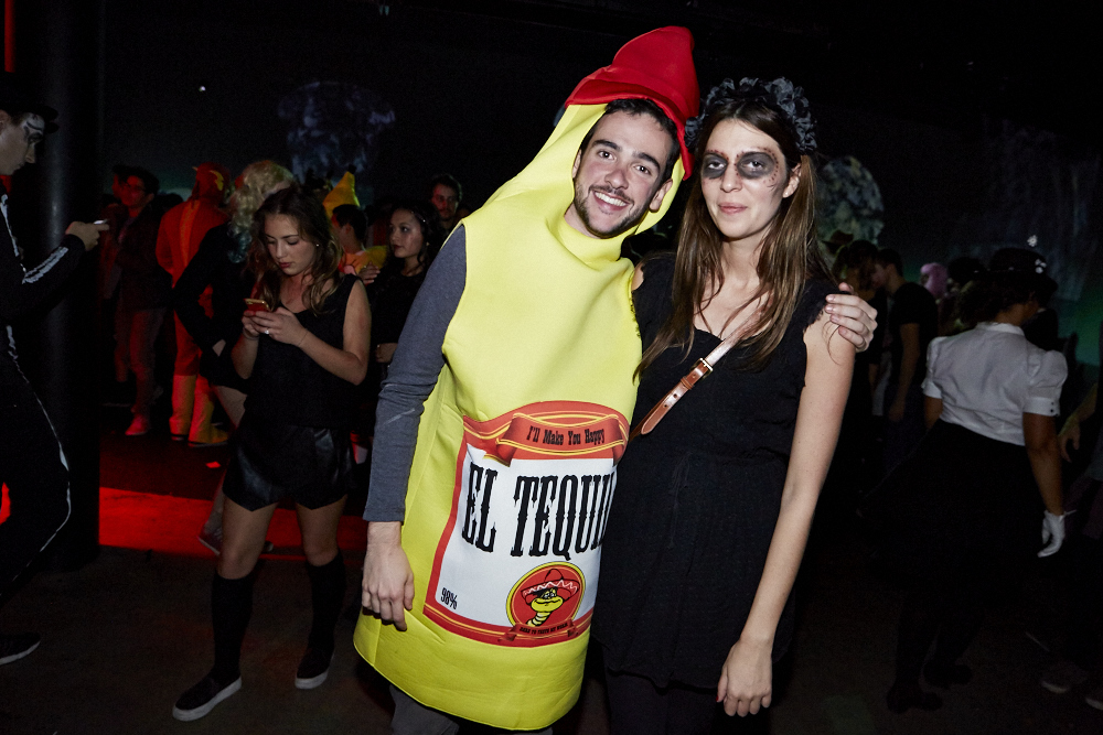 La SAT en met plein la vue avec son party d'Halloween sur deux étages