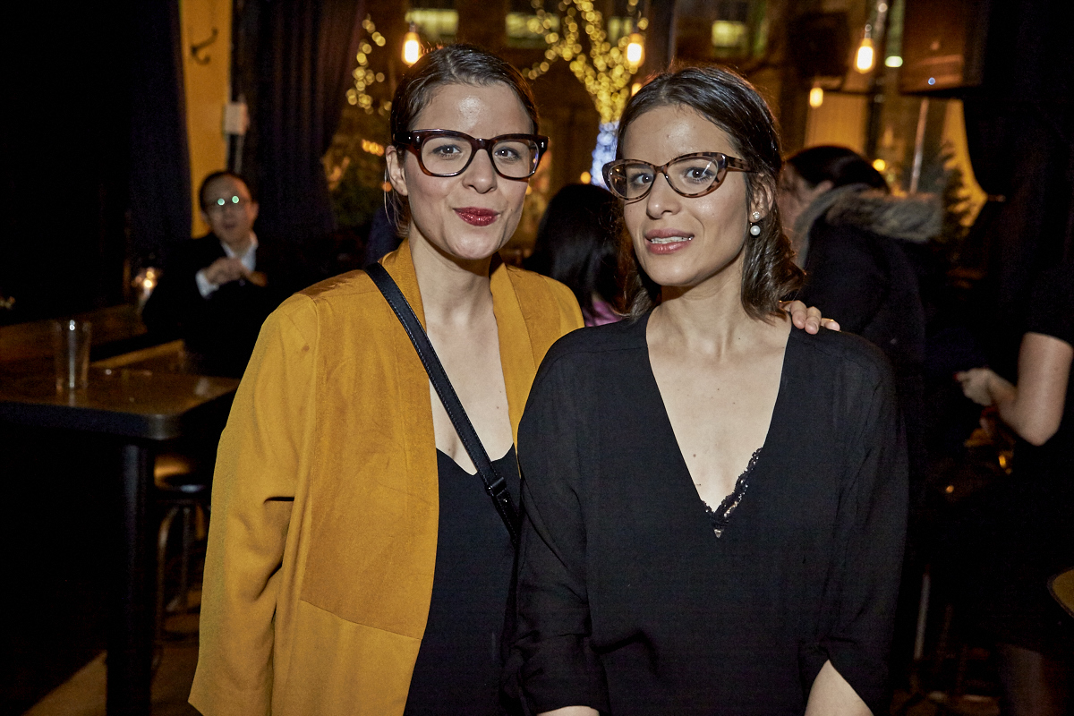 Party pétillant (hahaha!) de Noël OBOX Éditions & Friends hier soir à la Champagnerie