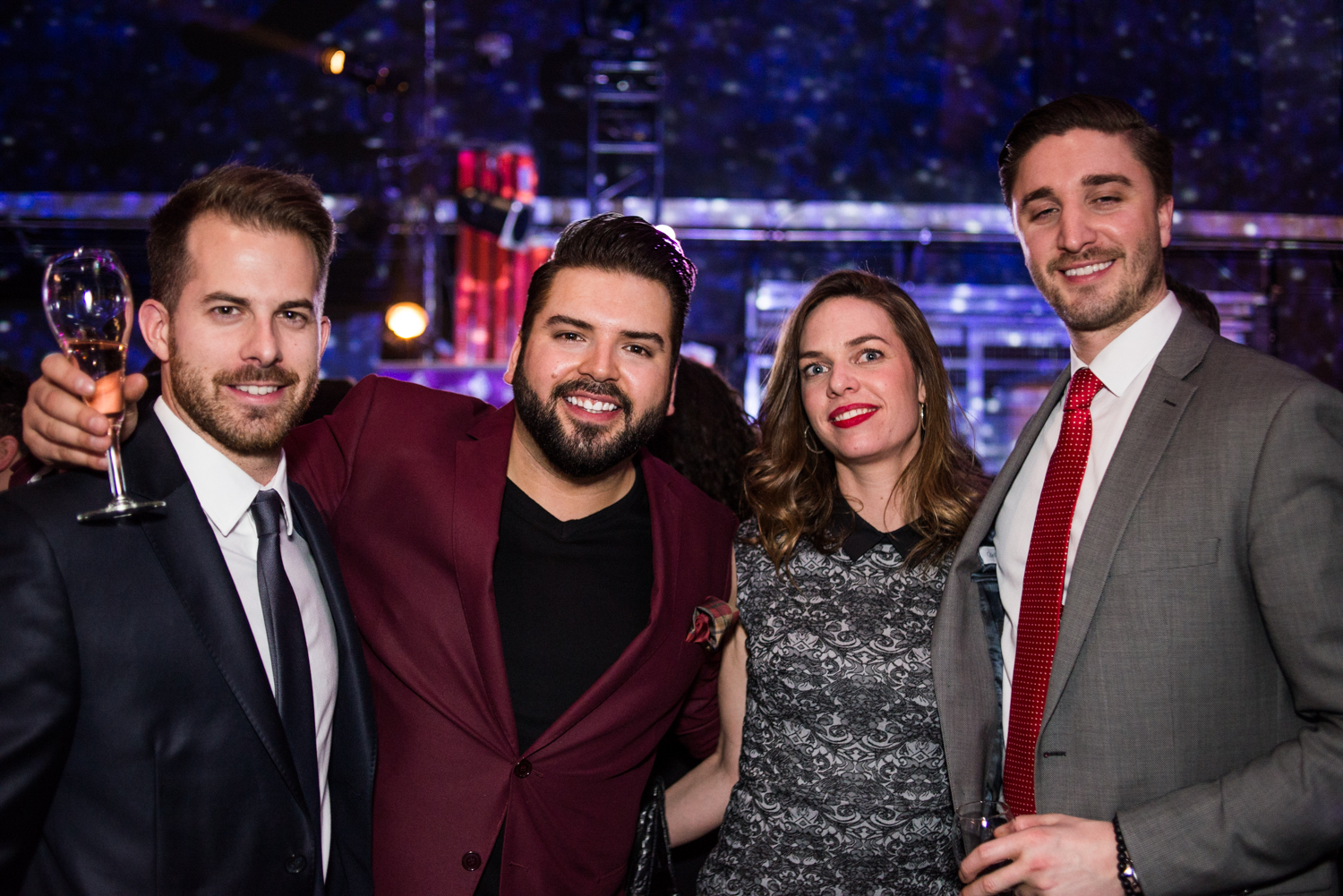 Champagne et féerie pendant La Nuit à l'Opéra à la Salle Wilfrid-Pelletier