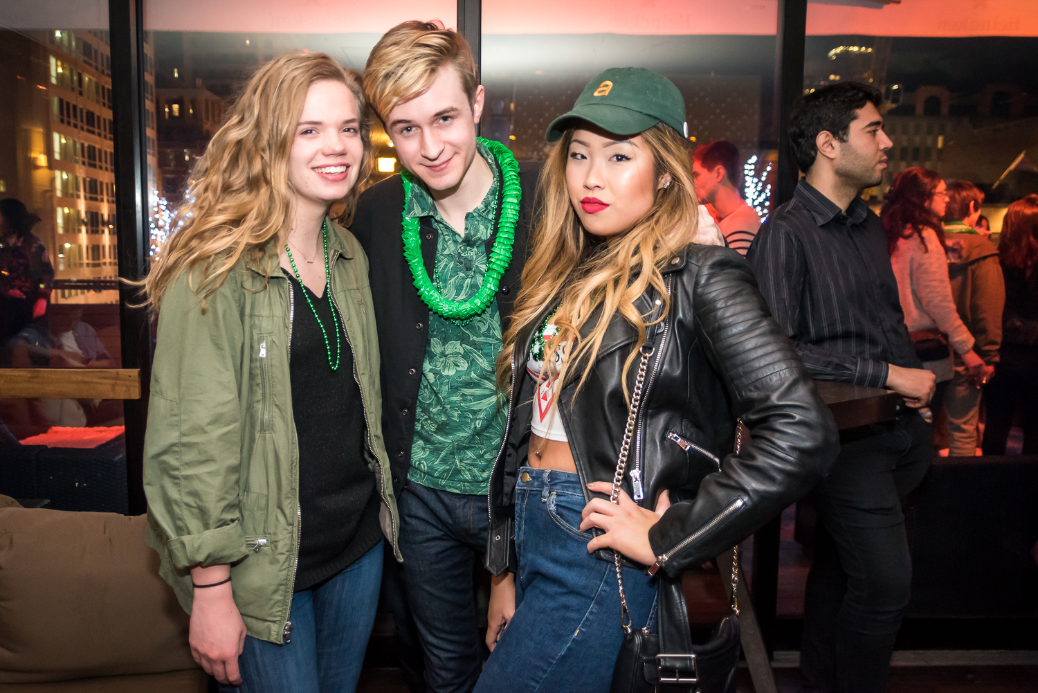 Party de la St-Patrick sur le toit du Newtown avec folle vue sur le centre-ville!