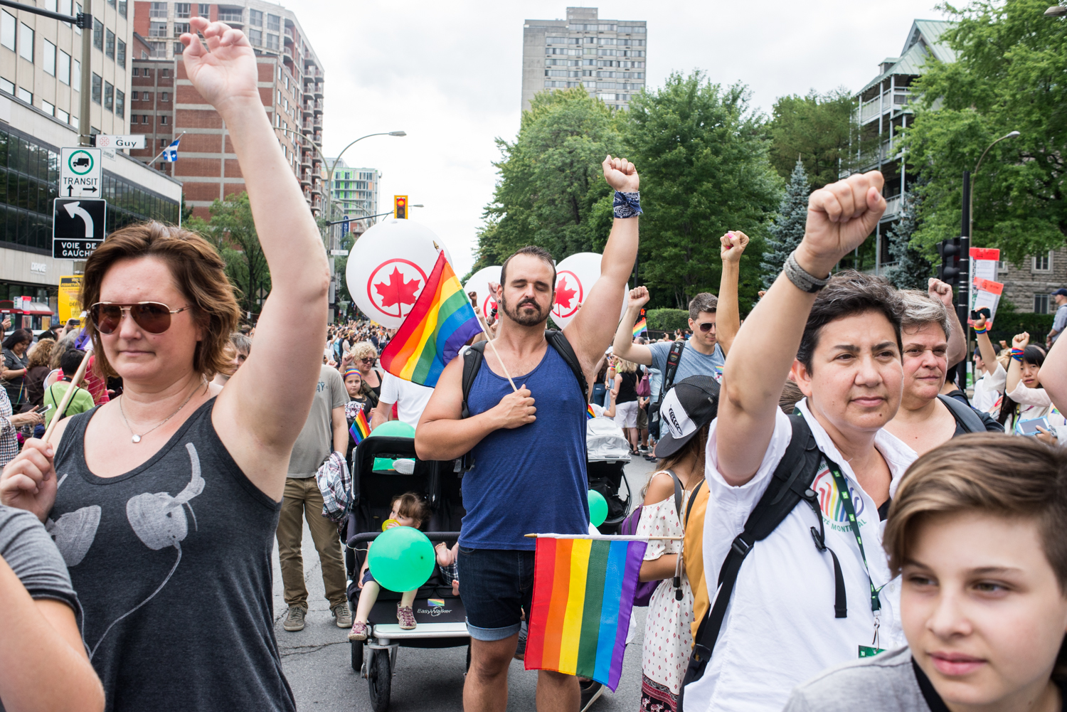 Défilé Fierté MTL 2016: Trudeau, du vert pis de l'amour