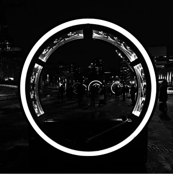 10 superbes photos de Loop, la nouvelle installation au Quartier des Spectacles