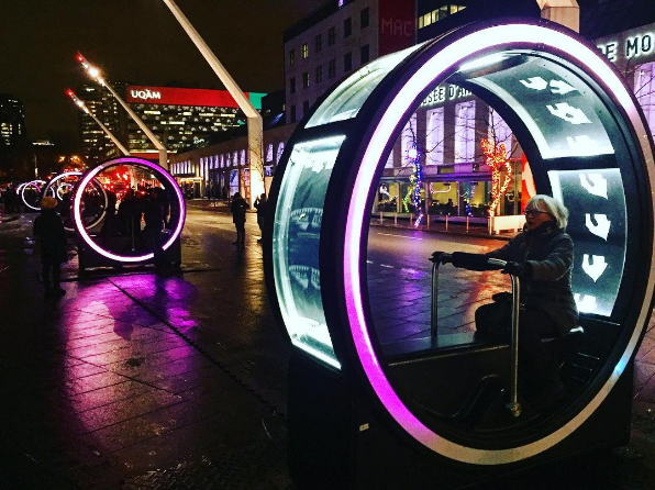10 superbes photos de Loop, la nouvelle installation au Quartier des Spectacles