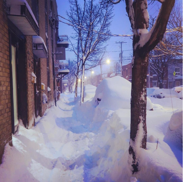 20 photos hallucinantes de la tempête qui frappe actuellement le Québec