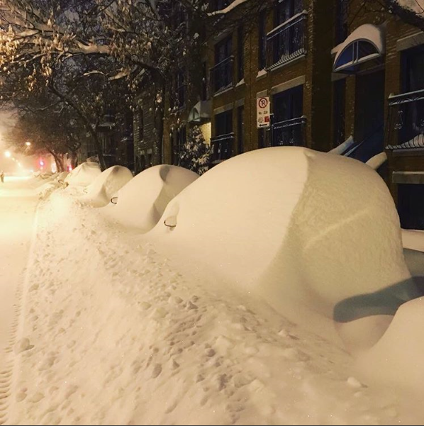 20 photos hallucinantes de la tempête qui frappe actuellement le Québec