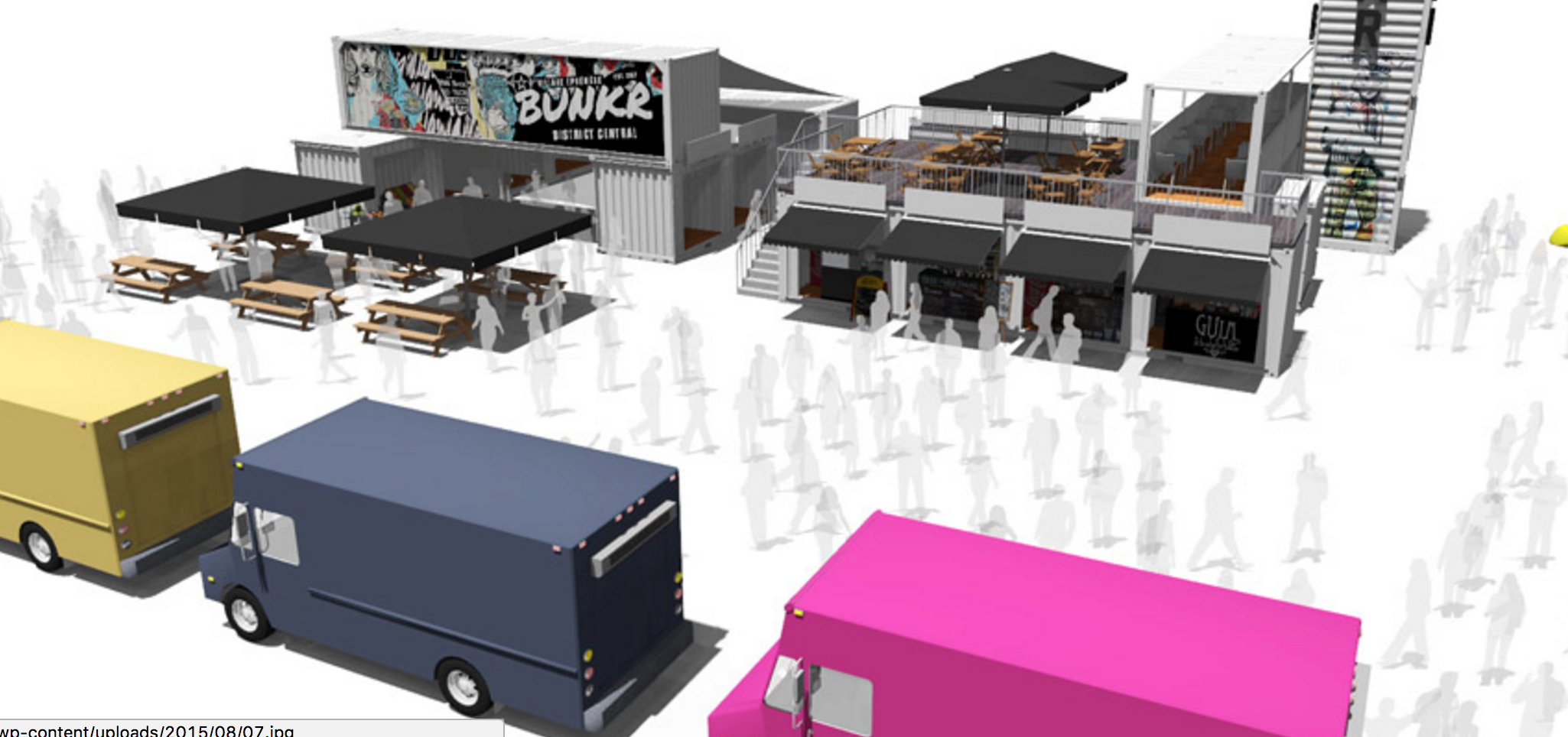 Un nouveau village éphémère urbain voit le jour à Montréal