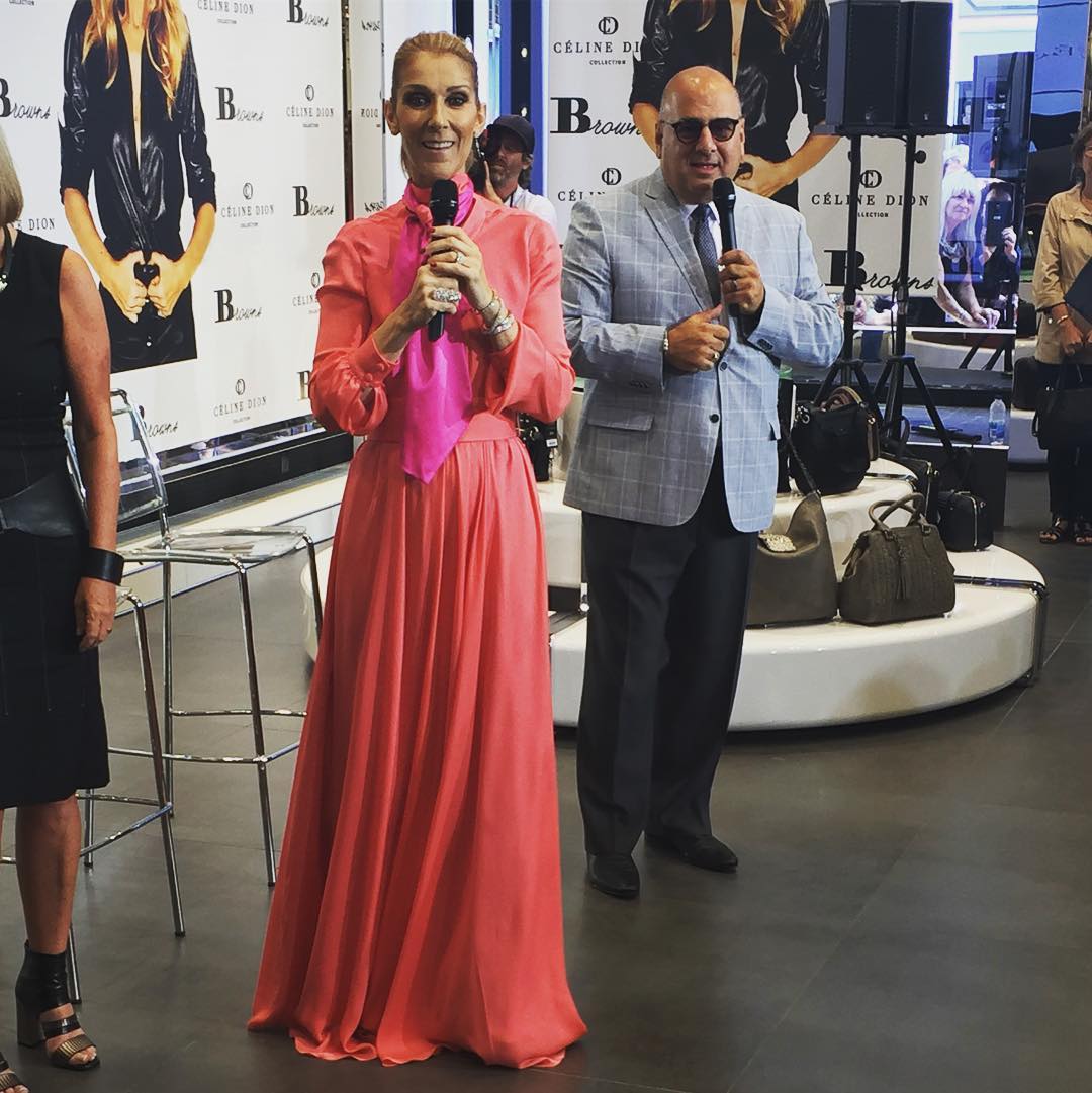 15 photos du passage de Céline Dion au centre-ville cet après-midi