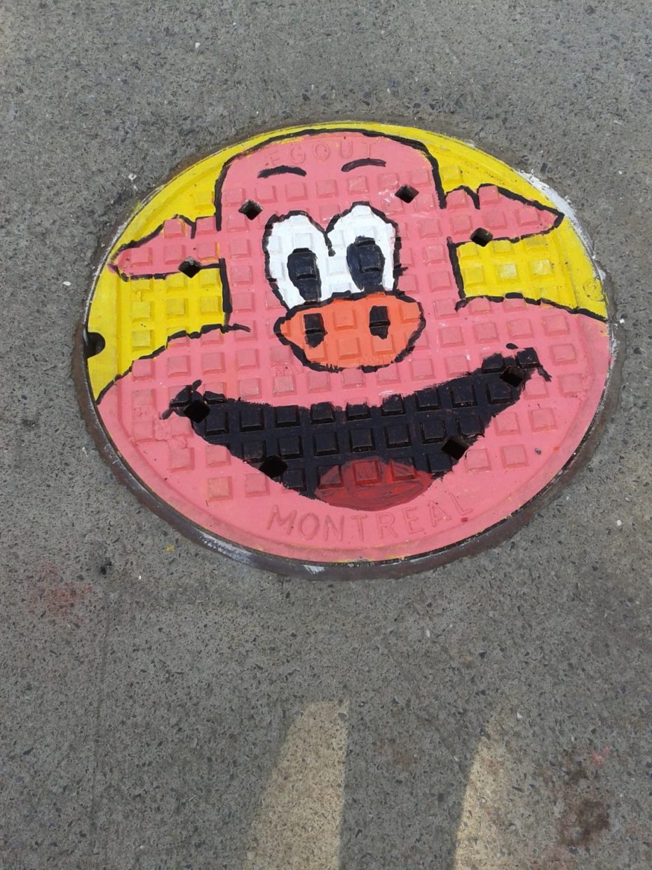 15 photos de bouches d’égout transformées dans les rues de Montréal