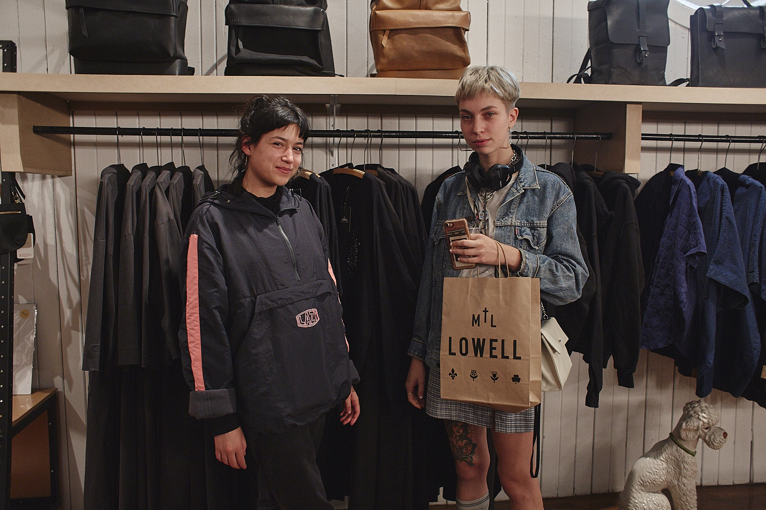 Pop-up shop exclusif de la collaboration entre Kroy X De L'île à la boutique Lowell