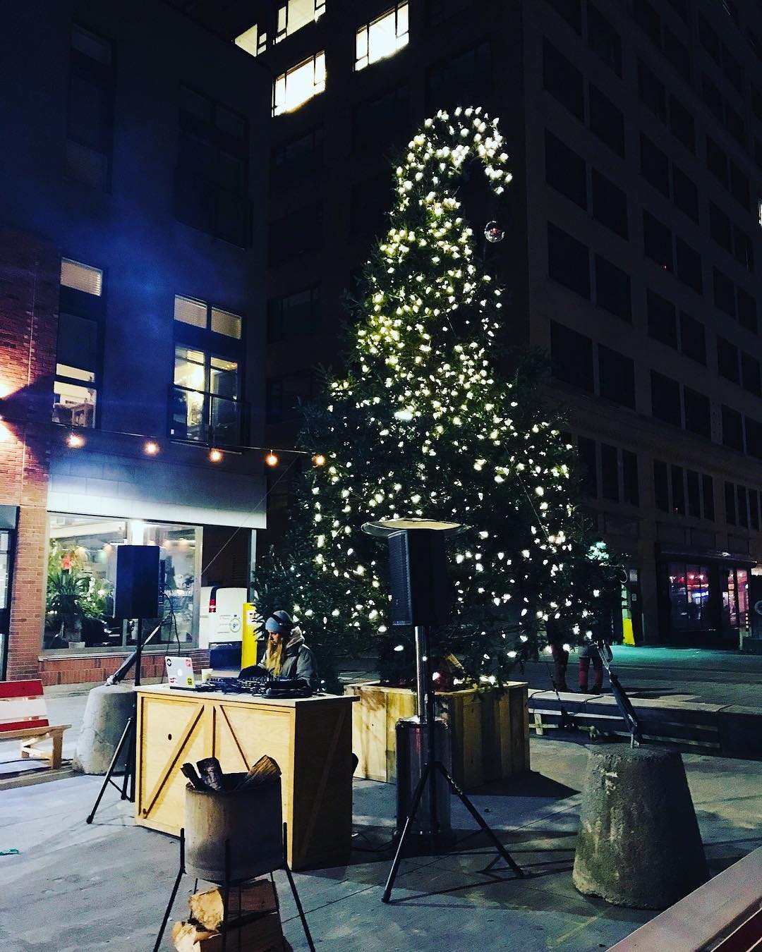 10 photos du tout nouveau sapin croche, mais attachant, de Montréal