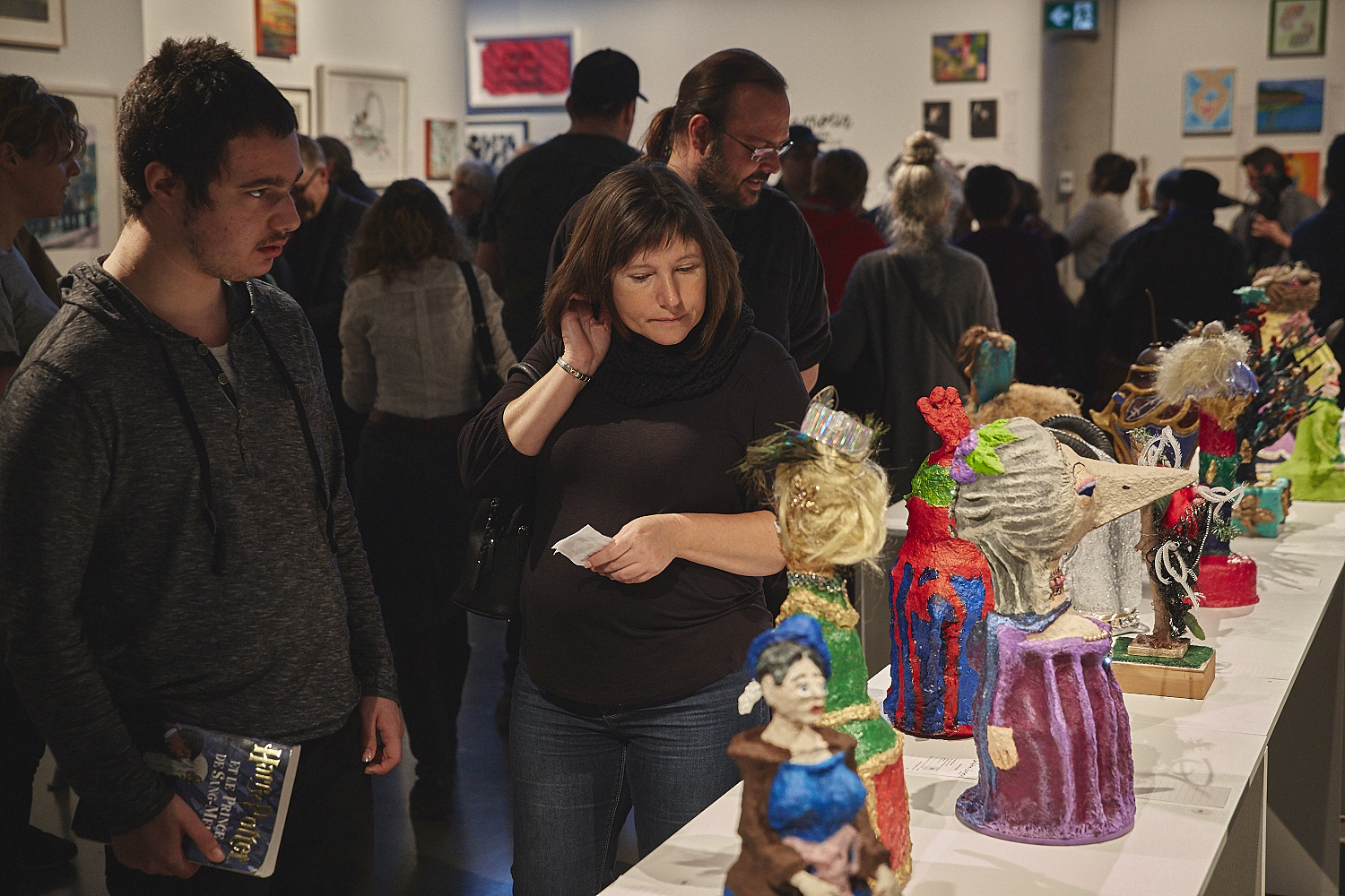 Vernissage de l'expo-encan PARLE-MOI D'AMOUR à l’Atrium de l’Édifice Wilder – Espace Danse (PHOTOS)