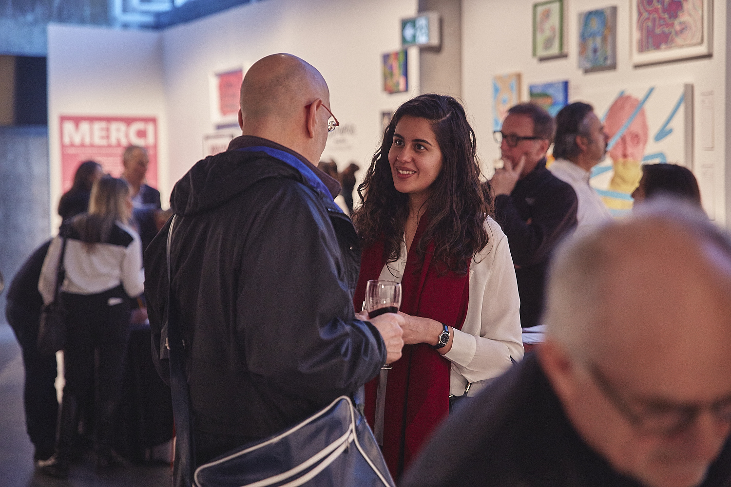 Vernissage de l'expo-encan PARLE-MOI D'AMOUR à l’Atrium de l’Édifice Wilder – Espace Danse (PHOTOS)