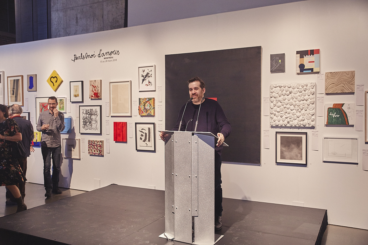 Vernissage de l'expo-encan PARLE-MOI D'AMOUR à l’Atrium de l’Édifice Wilder – Espace Danse (PHOTOS)