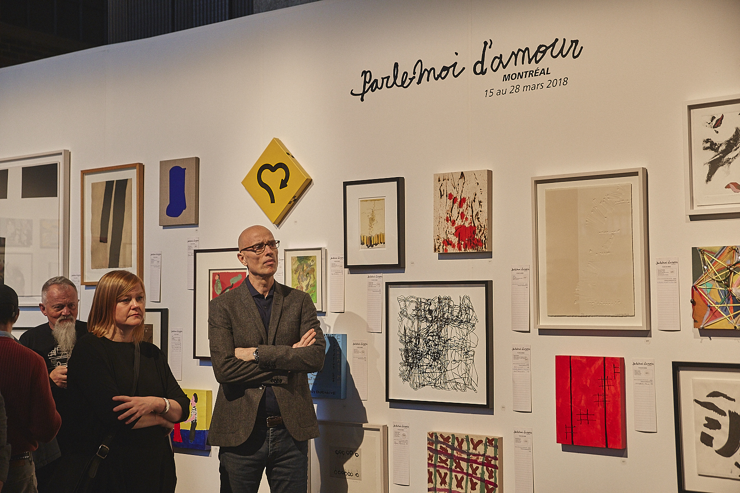 Vernissage de l'expo-encan PARLE-MOI D'AMOUR à l’Atrium de l’Édifice Wilder – Espace Danse (PHOTOS)