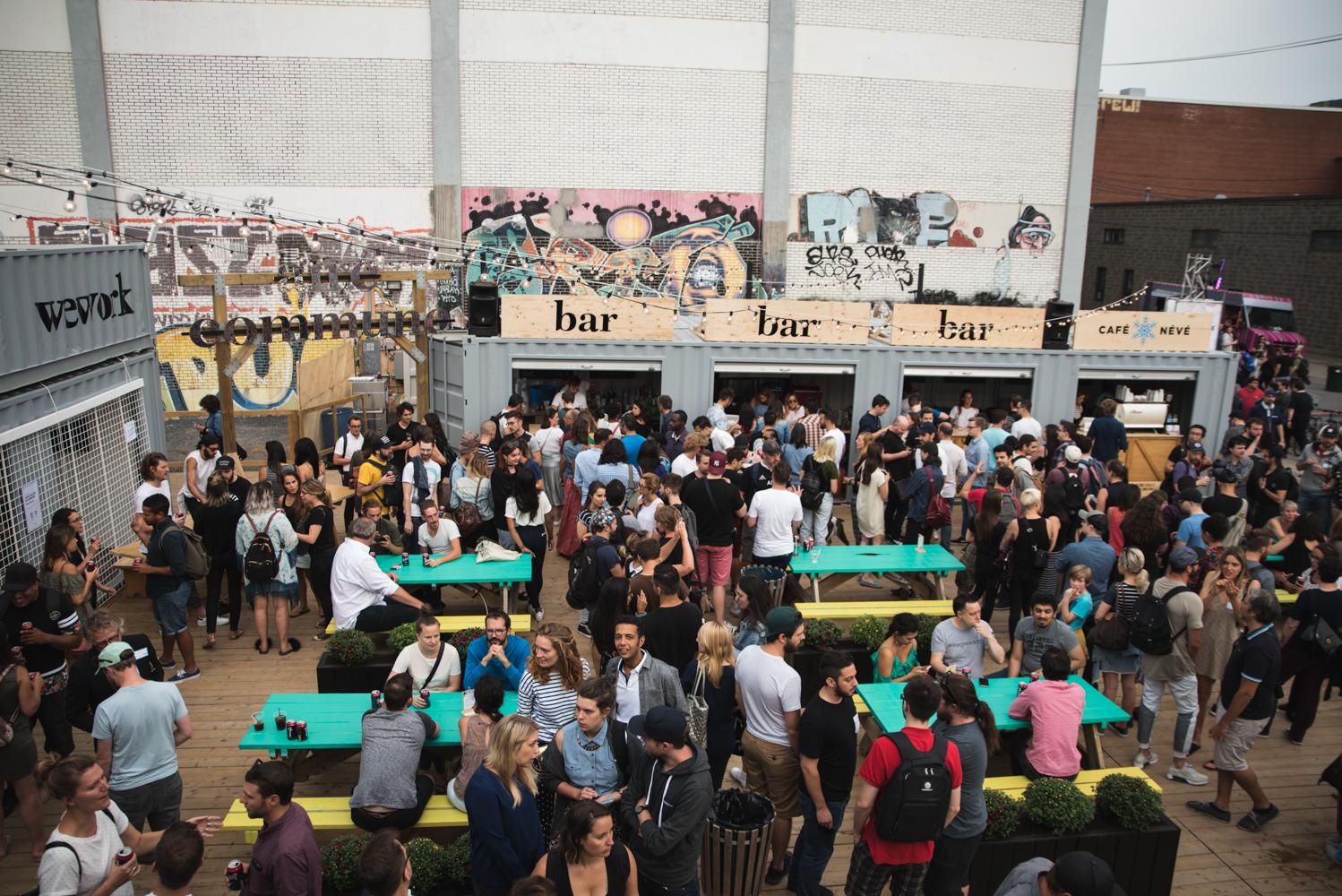 La terrasse/espace de coworking en plein air est de retour dans le Mile-End tout l'été (PHOTOS)