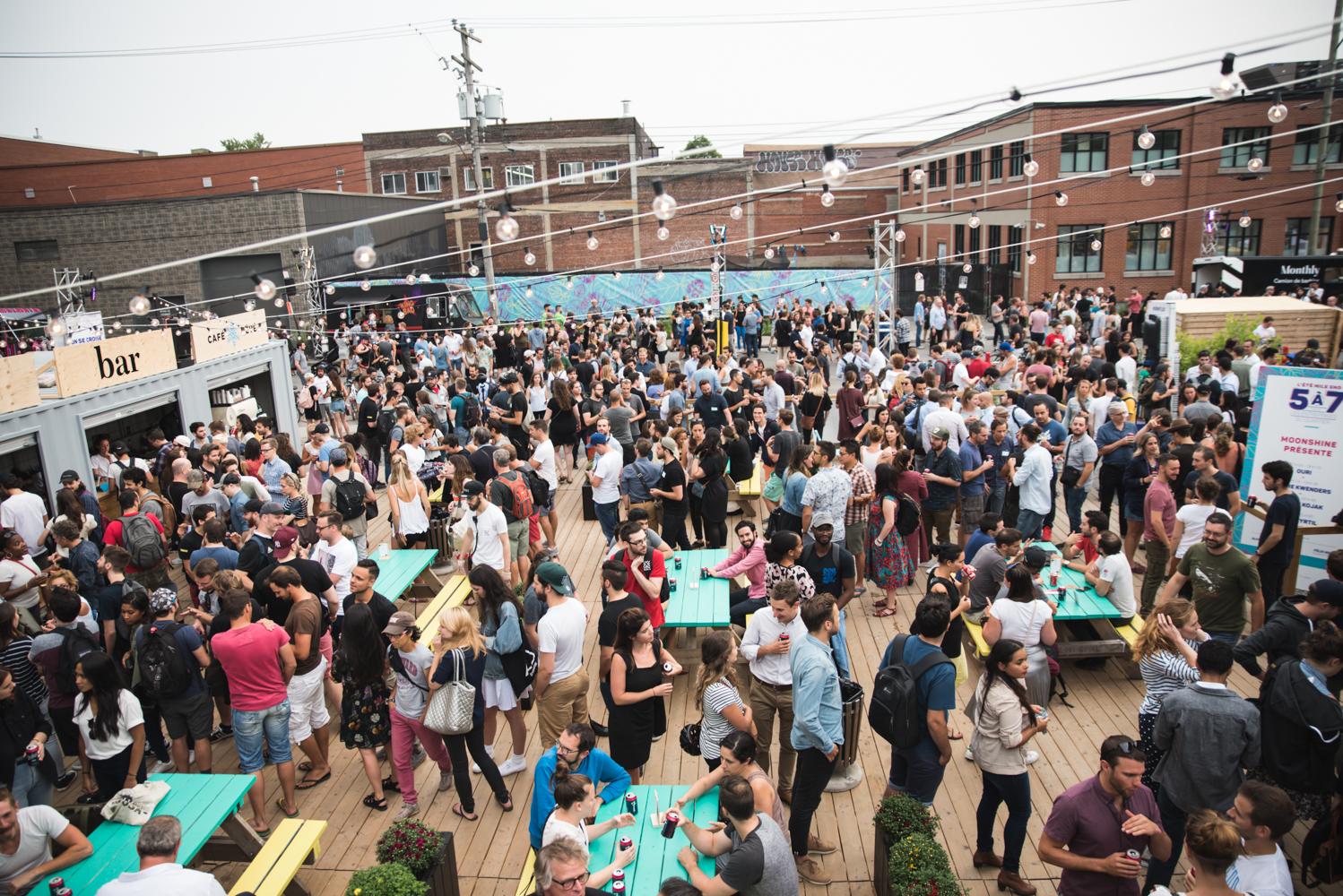 La terrasse/espace de coworking en plein air est de retour dans le Mile-End tout l'été (PHOTOS)