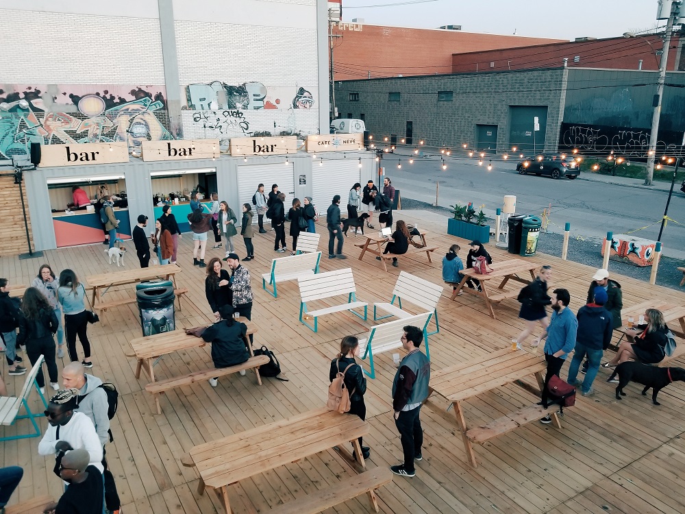 PRIMEUR: voici de quoi aura l'air la terrasse d'Aire Commune cet été (PHOTOS)