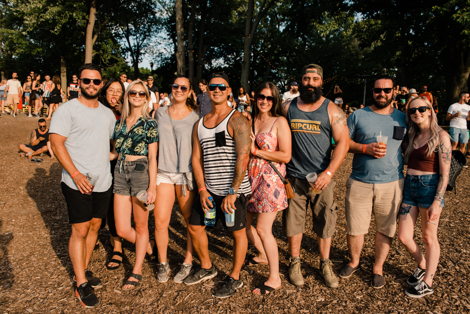 Plein de beau monde sur le party pour le Piknic Électronik x Ton Barbier! (PHOTOS)
