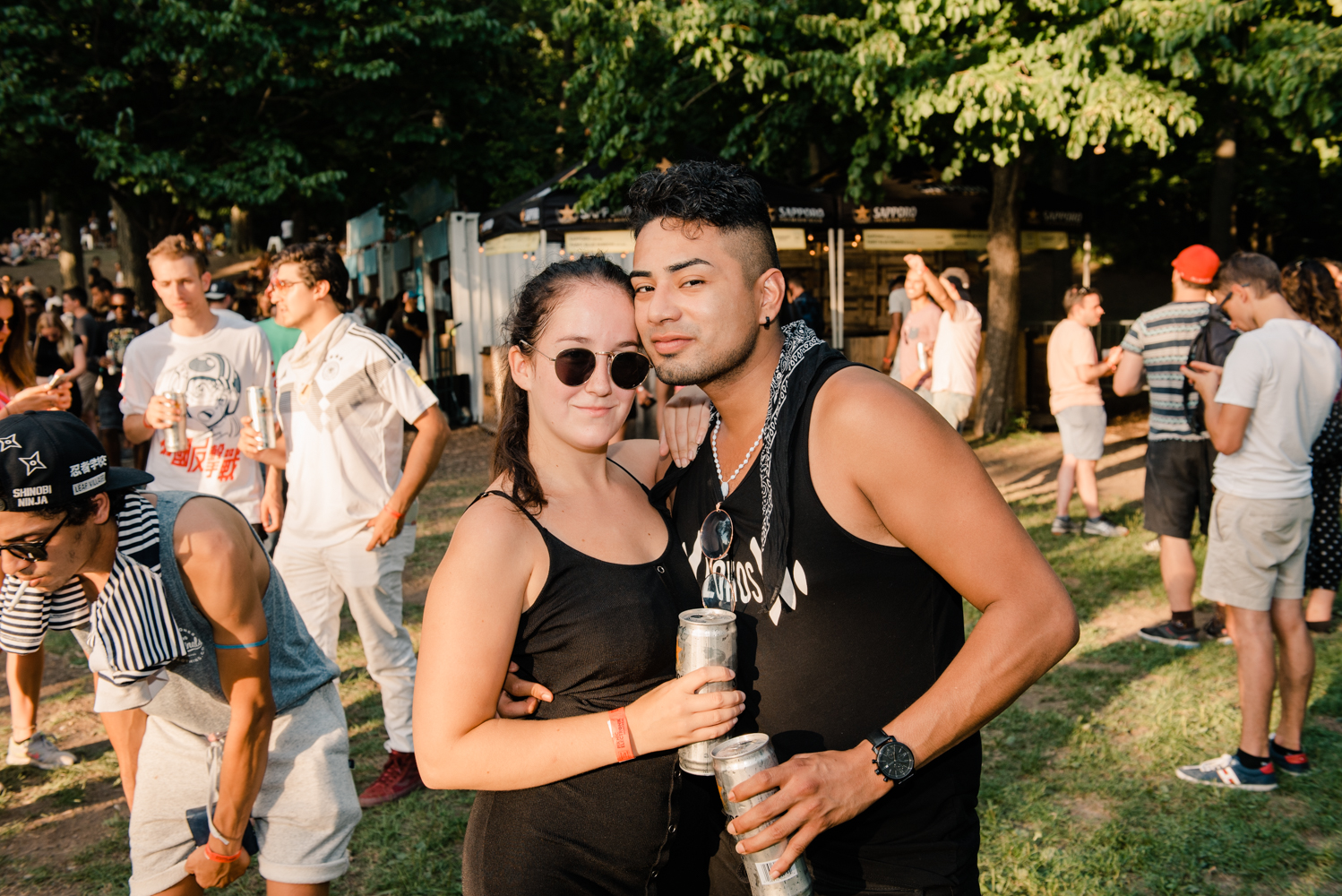 Plein de beau monde sur le party pour le Piknic Électronik x Ton Barbier! (PHOTOS)