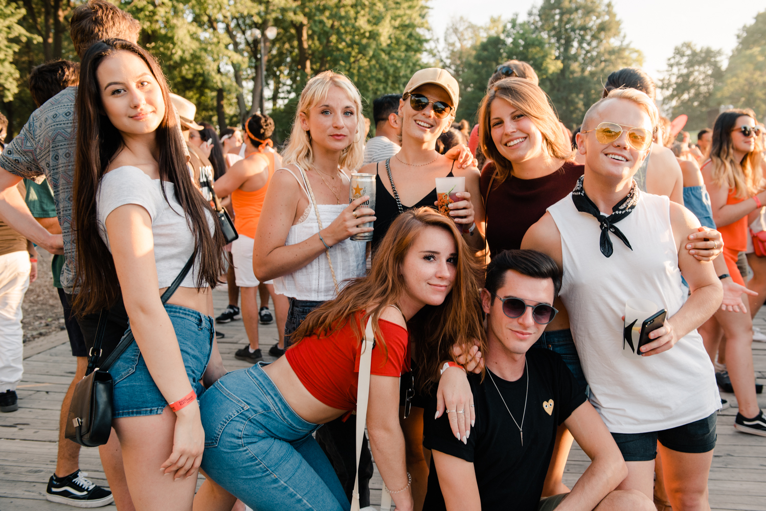 Plein de beau monde sur le party pour le Piknic Électronik x Ton Barbier! (PHOTOS)