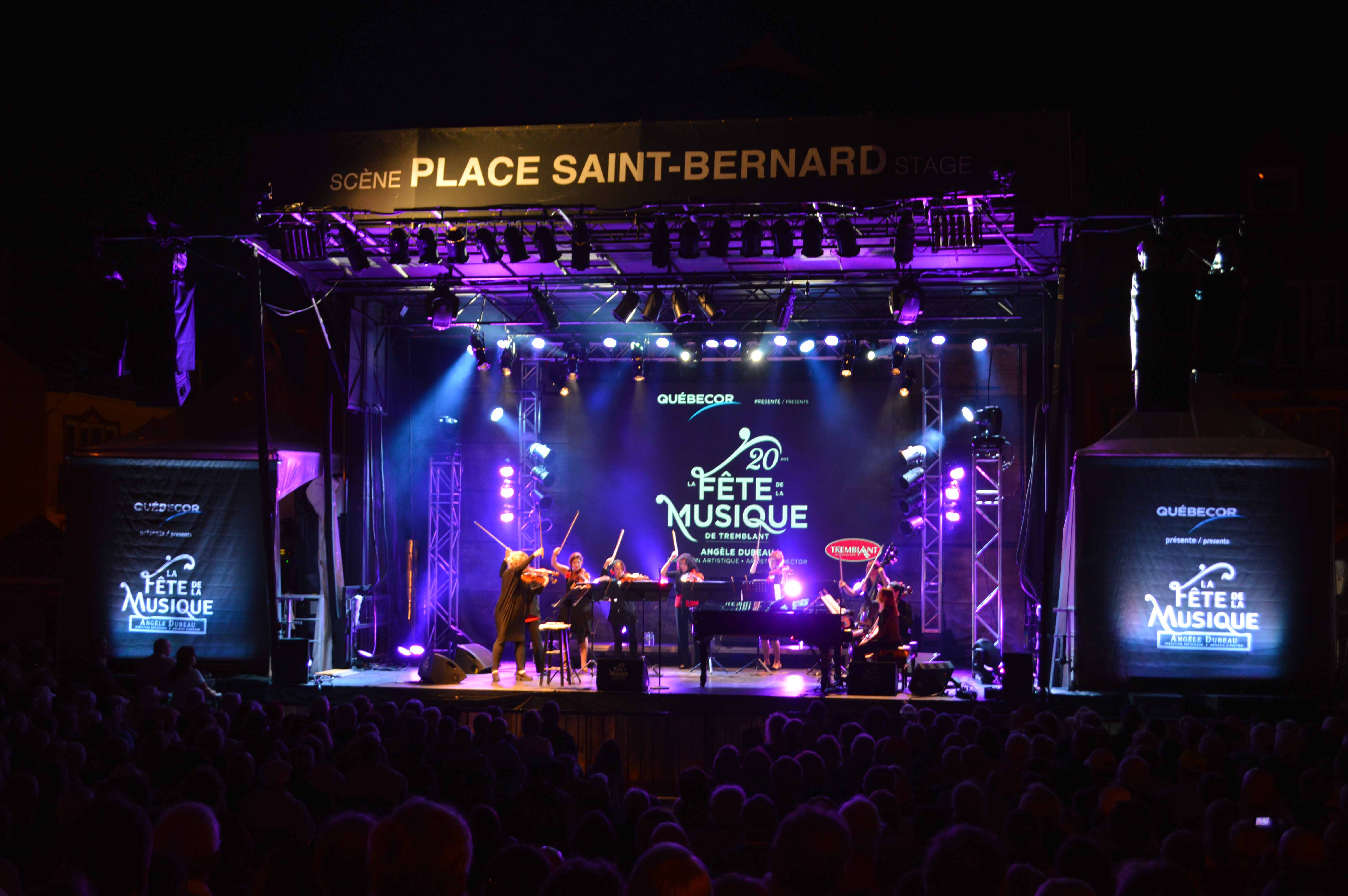 Tremblant célèbre 20 ans de Musique avec l'OSM, Angèle Dubeau et Robert Charlebois