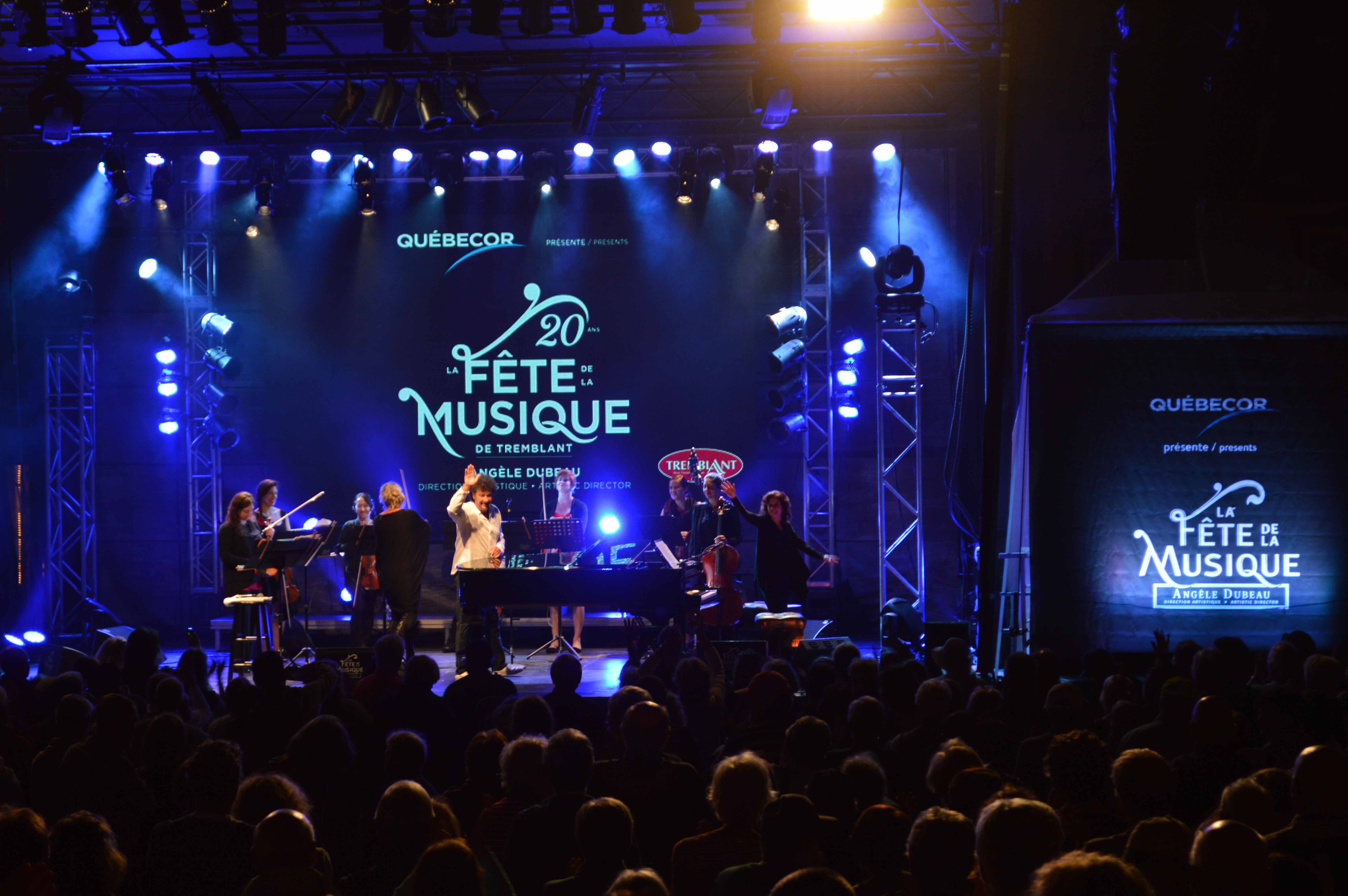 Tremblant célèbre 20 ans de Musique avec l'OSM, Angèle Dubeau et Robert Charlebois