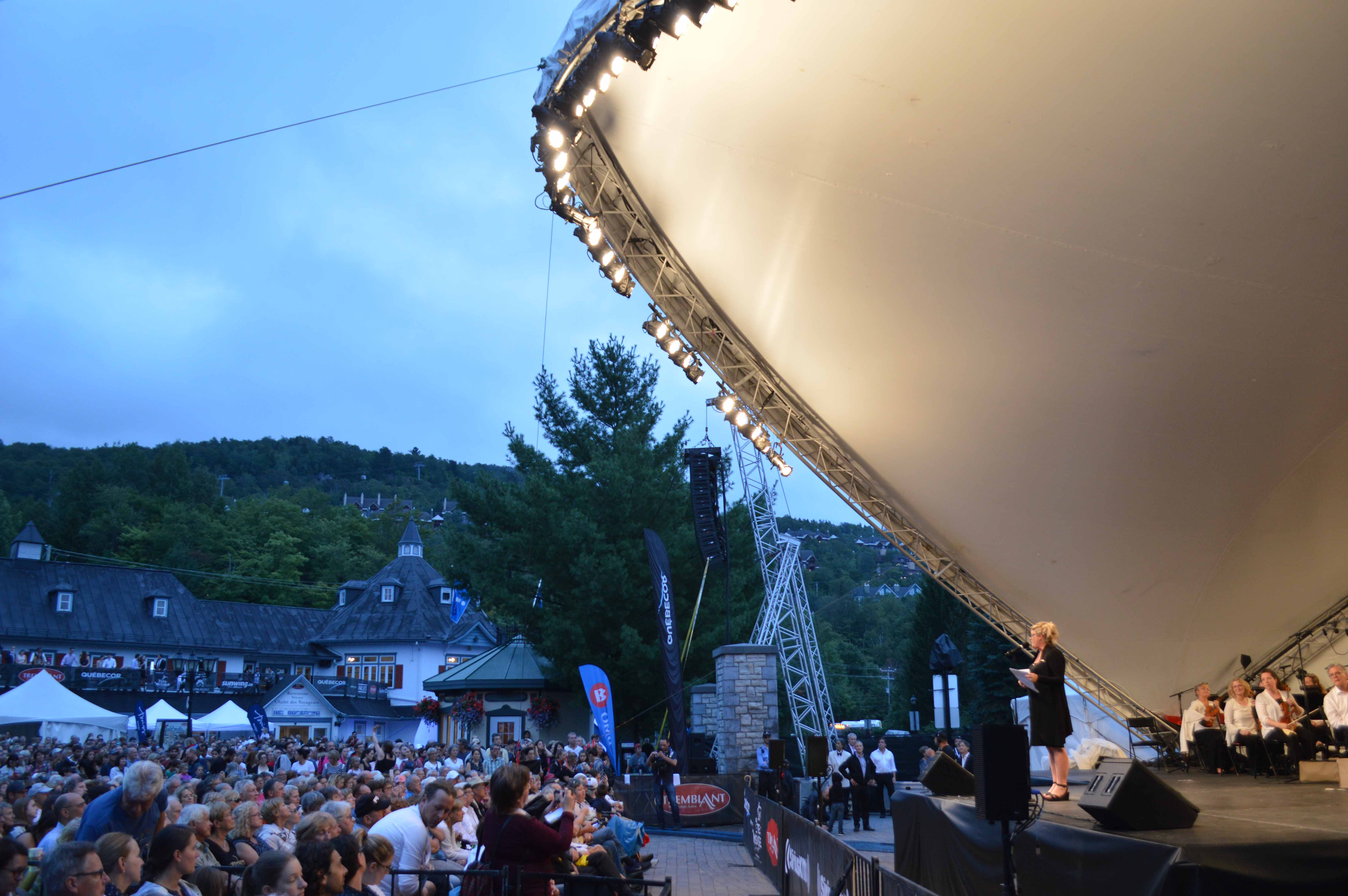 Tremblant célèbre 20 ans de Musique avec l'OSM, Angèle Dubeau et Robert Charlebois