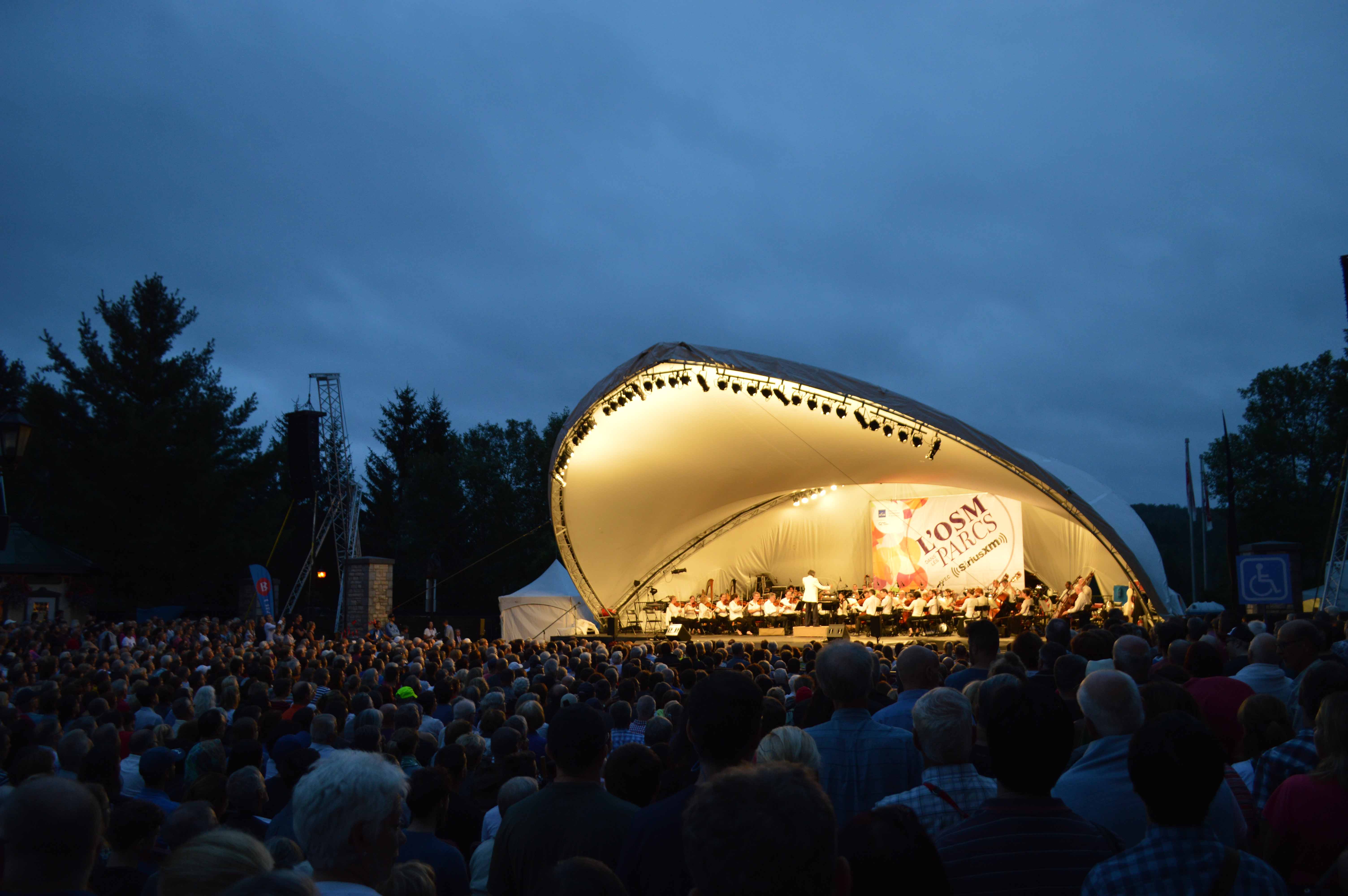 Tremblant célèbre 20 ans de Musique avec l'OSM, Angèle Dubeau et Robert Charlebois