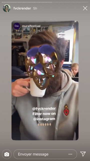 L'artiste montréalais FvckRender a créé un filtre pour instagram et on capote!