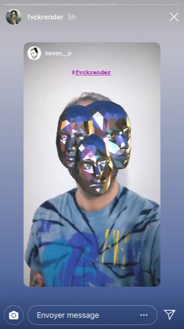 L'artiste montréalais FvckRender a créé un filtre pour instagram et on capote!