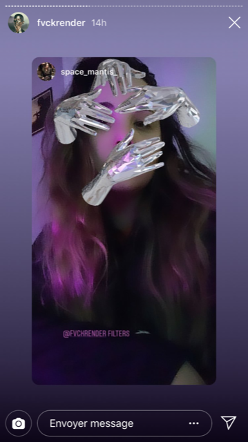 L'artiste montréalais FvckRender a créé un filtre pour instagram et on capote!