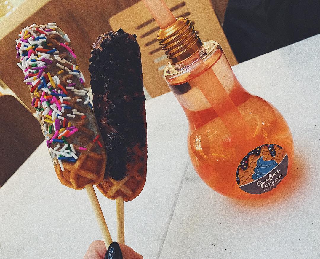 Allez vite chercher votre pogo gaufré GRATUIT avant qu'il ne soit trop tard!