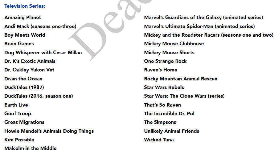 Voici tout ce qu'il faut savoir sur Disney+ la plateforme de vidéo sur demande