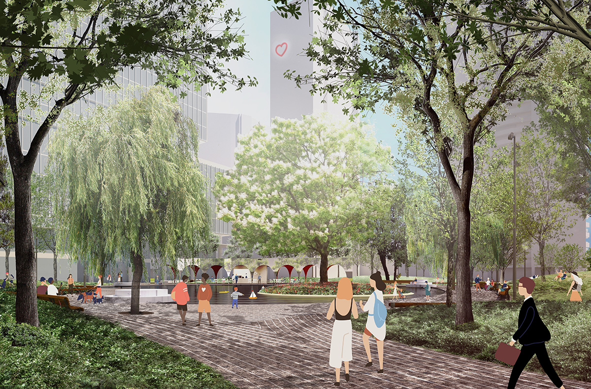 Une firme montréalaise conçoit le Love Parc de Toronto et c'est magnifique!