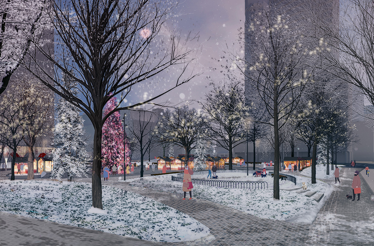 Une firme montréalaise conçoit le Love Parc de Toronto et c'est magnifique!